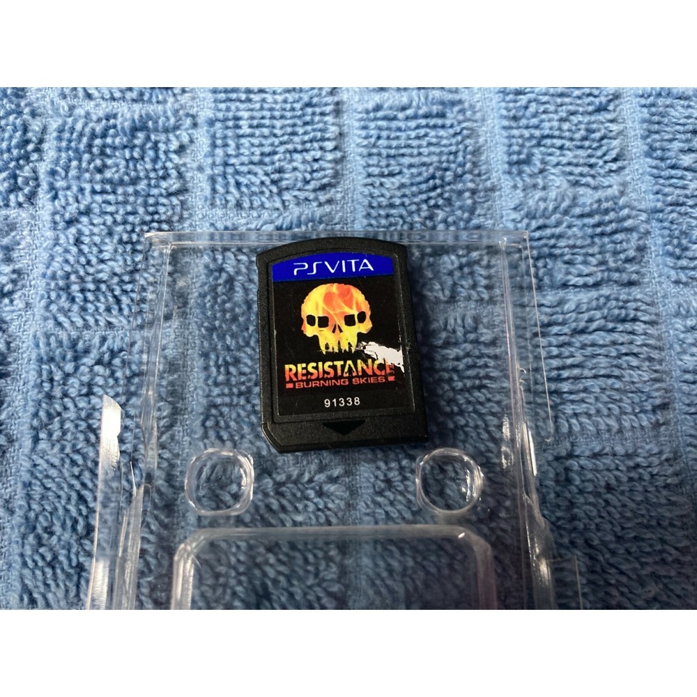 Resistance Burning Skies Sony PlayStation Vita 2012 Cart Only Tested FPS